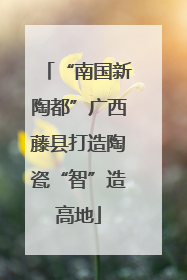 “南国新陶都”广西藤县打造陶瓷“智”造高地