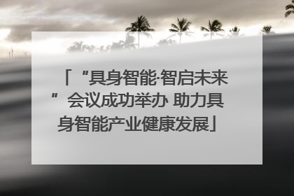 “具身智能·智启未来”会议成功举办 助力具身智能产业健康发展
