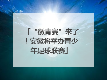 “徽青赛”来了！安徽将举办青少年足球联赛
