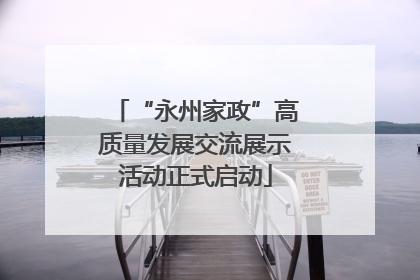 “永州家政”高质量发展交流展示活动正式启动
