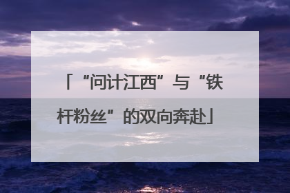 “问计江西”与“铁杆粉丝”的双向奔赴