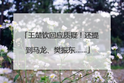 王楚钦回应质疑！还提到马龙、樊振东……