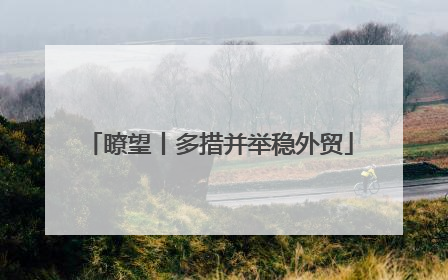 瞭望丨多措并举稳外贸