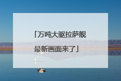万吨大驱拉萨舰最新画面来了