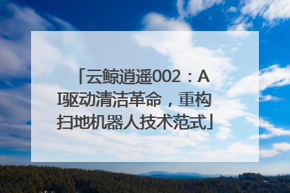云鲸逍遥002：AI驱动清洁革命，重构扫地机器人技术范式