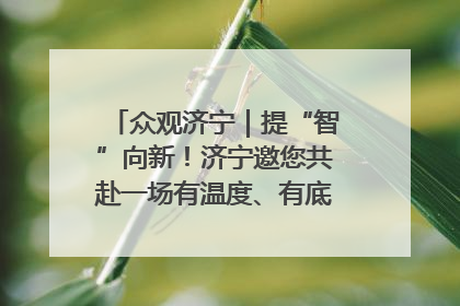 众观济宁｜提“智”向新！济宁邀您共赴一场有温度、有底气的“智造”之约
