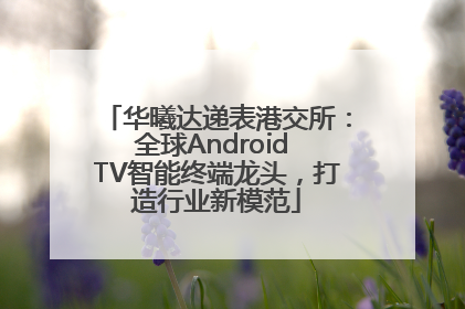 华曦达递表港交所：全球Android TV智能终端龙头，打造行业新模范