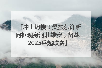 冲上热搜！樊振东许昕同框现身河北雄安，备战2025乒超联赛