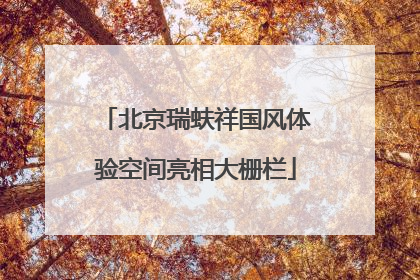北京瑞蚨祥国风体验空间亮相大栅栏