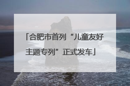 合肥市首列“儿童友好主题专列”正式发车
