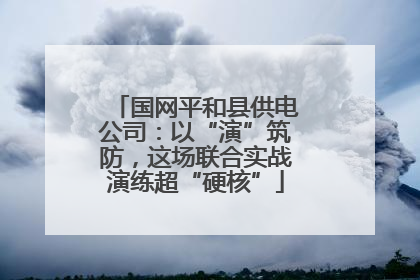 国网平和县供电公司：以“演”筑防，这场联合实战演练超“硬核”
