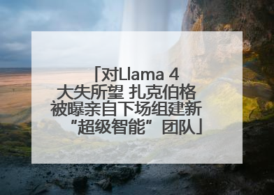 对Llama 4大失所望 扎克伯格被曝亲自下场组建新“超级智能”团队