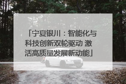 宁夏银川：智能化与科技创新双轮驱动 激活高质量发展新动能