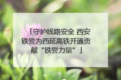 守护线路安全 西安铁警为西延高铁开通贡献“铁警力量”