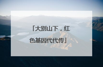 大别山下，红色基因代代传
