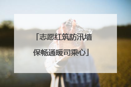 志愿红筑防汛墙 保畅通暖司乘心