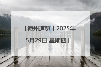 德州速览丨2025年5月29日 星期四