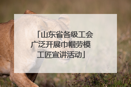 山东省各级工会广泛开展巾帼劳模工匠宣讲活动