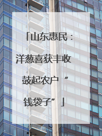 山东惠民：洋葱喜获丰收 鼓起农户“钱袋子”