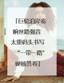 巨轮泊岸奏响丝路强音 太重码头书写“一带一路”硬核答卷