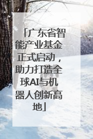 广东省智能产业基金正式启动，助力打造全球AI与机器人创新高地