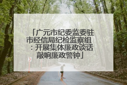广元市纪委监委驻市经信局纪检监察组：开展集体廉政谈话 敲响廉政警钟