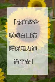 枣庄政企联动百日清障保电力通道平安