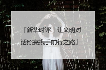 新华时评丨让文明对话照亮携手前行之路