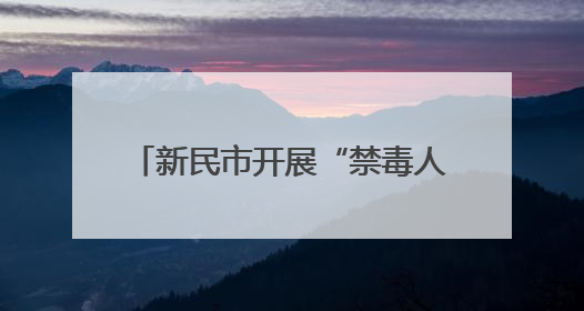 新民市开展“禁毒人人有责 反诈步步为营”主题宣传活动
