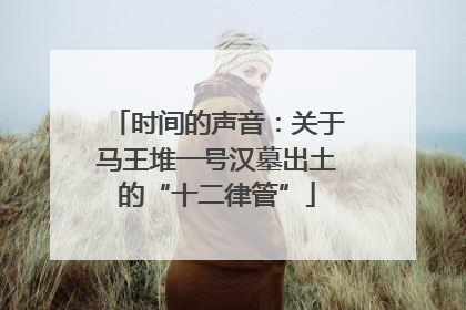 时间的声音：关于马王堆一号汉墓出土的“十二律管”