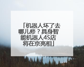 机器人坏了去哪儿修？具身智能机器人4S店将在京亮相
