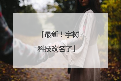 最新！宇树科技改名了
