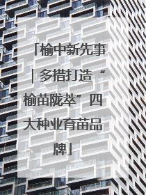 榆中新先事｜多措打造“榆苗陇萃”四大种业育苗品牌