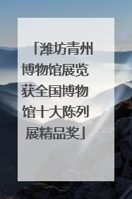 潍坊青州博物馆展览获全国博物馆十大陈列展精品奖
