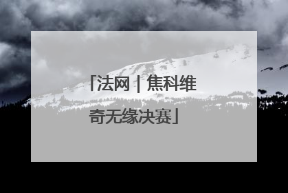 法网｜焦科维奇无缘决赛