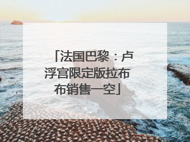 法国巴黎：卢浮宫限定版拉布布销售一空