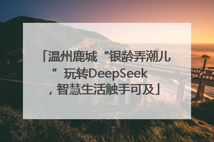 温州鹿城“银龄弄潮儿”玩转DeepSeek，智慧生活触手可及