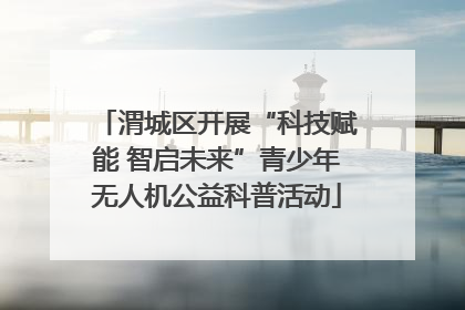 渭城区开展“科技赋能 智启未来”青少年无人机公益科普活动