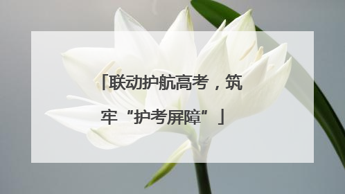 联动护航高考，筑牢“护考屏障”