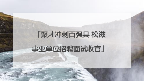 聚才冲刺百强县 松滋事业单位招聘面试收官