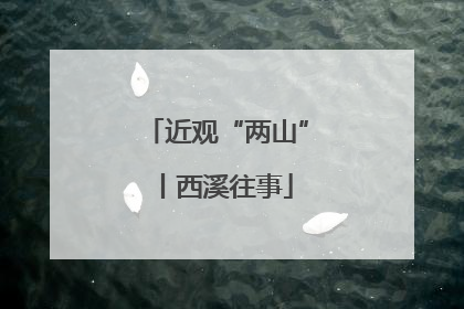 近观“两山”丨西溪往事