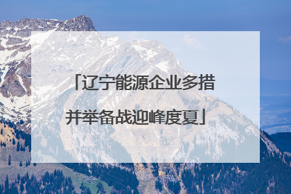 辽宁能源企业多措并举备战迎峰度夏
