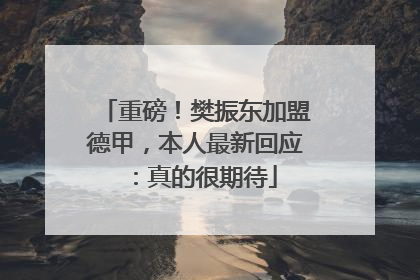 重磅！樊振东加盟德甲，本人最新回应：真的很期待