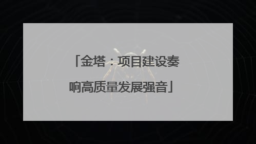 金塔：项目建设奏响高质量发展强音