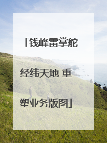 钱峰雷掌舵经纬天地 重塑业务版图