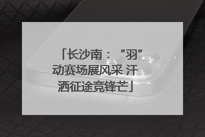 长沙南：“羽”动赛场展风采 汗洒征途竞锋芒