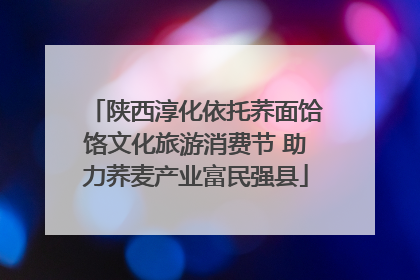 陕西淳化依托荞面饸饹文化旅游消费节 助力荞麦产业富民强县
