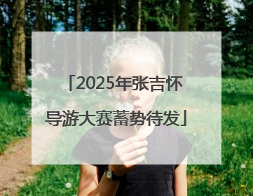2025年张吉怀导游大赛蓄势待发