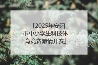 2025年安阳市中小学生科技体育竞赛激情开赛