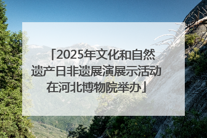2025年文化和自然遗产日非遗展演展示活动在河北博物院举办